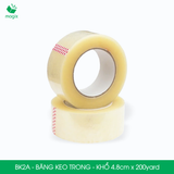  BK2A - Băng keo trong - Khổ 4.8cm x 200yard 
