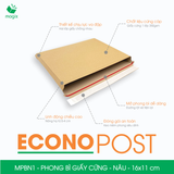  MPBN1 - 16x11 cm - PHONG BÌ GIẤY CỨNG MÀU NÂU 