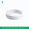  BK6B - Băng keo 2 mặt trắng - Khổ 2,4cm x 8m 