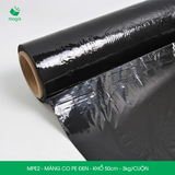  MPE2 - 50cmx3kg (lõi 0.3 kg) - Màng co PE đen 