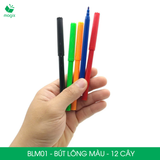  BLM01 - Bút lông màu - 12 cây 