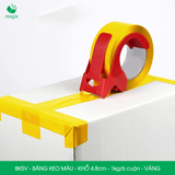  BK5V - Băng keo màu - Vàng - Khổ 4.8cm - 6 cuộn/ 1kg/ cây 