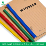  BKS1x - Băng keo Simili - Khổ 5cm x 7m - Nhiều màu 