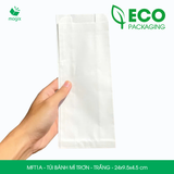  MFT1A - Túi bánh mì trắng - 24 x 9,5 x 4,5 cm 