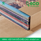  MBM6 - 41x32x7 cm - Hộp carton thay đổi chiều cao 