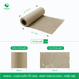  MHPxX - Cuộn giấy tổ ong - Kraft xám Siêu Tiết Kiệm ECONO - Nhiều size 