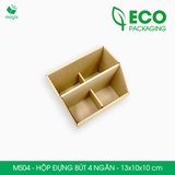  MS04 - HỘP ĐỰNG BÚT ĐA NĂNG 4 NGĂN BẰNG GIẤY CARTON 