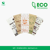  TÚI GIẤY BÁNH MÌ IN SẴN HỌA TIẾT NHIỀU MẪU - 24x9.5x4.5 cm 