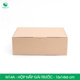  M14A - 16x14x6 cm - Thùng hộp carton nắp gài đóng hàng 