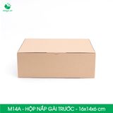  M14A - 16x14x6 cm - Thùng hộp carton nắp gài đóng hàng 