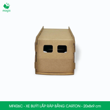  MFK06C - Xe bus lắp ráp bằng carton - 20x8x9 cm 