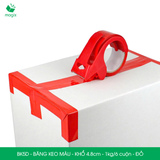  BK5D - Băng keo màu - Đỏ - Khổ 4.8cm - 6 cuộn/ 1kg/ cây 