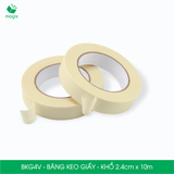  BKG4V - Băng keo giấy khổ 2.4cm x 10m 