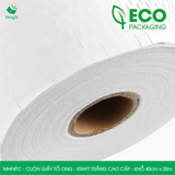  MHP4TC - 40cm x 25m - Cuộn giấy tổ ong - Kraft trắng Cao Cấp 