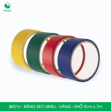  BKS1V - Băng keo Simili - Vàng - Khổ 5cm x 7m - 6 cuộn/cây 