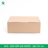  M72 - 25x17x7 cm - Thùng hộp carton trơn đóng hàng 