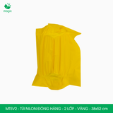  MT5V2 - 38x52 cm - Túi nilon đóng hàng - 2 lớp - Vàng 