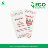  MFT1C - Túi bánh mì trắng có in - 24x9.5x4.5 cm [100 túi/pack] 