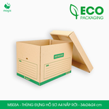  MS03A - 34x24x24 cm - Thùng đựng hồ sơ A4 nắp rời 