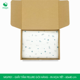  MGPI01 - Combo 50 tấm giấy Pelure gói hàng in họa tiết - 60x40 cm 