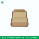  MFK06B - Xe cảnh sát lắp ráp bằng carton - 18x7x8 cm 