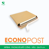  MPBN4 - 26x19 cm - PHONG BÌ GIẤY CỨNG MÀU NÂU 