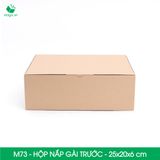  M73 - 25x20x6 cm - Thùng hộp carton trơn đóng hàng 