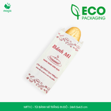  MFT1C - Túi bánh mì trắng có in - 24x9.5x4.5 cm [100 túi/pack] 