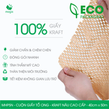  MHP5N - 40cm x 50m - Cuộn giấy tổ ong - Kraft nâu Cao Cấp 