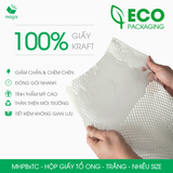  MHPBxTC - Hộp giấy kraft tổ ong - Kraft trắng - Nhiều size 