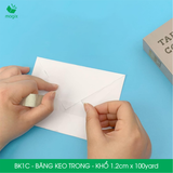  BK1C - Băng keo trong - Khổ 1.2cm x 100yard 