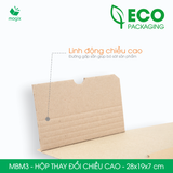  MBM3 - 28x19x7 cm - Hộp carton tăng giảm chiều cao 