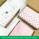  MGPI01 - Combo 50 tấm giấy Pelure gói hàng in họa tiết - 60x40 cm 