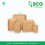  MTG2 - 26x18x9 cm - Túi giấy Kraft 