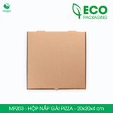  MPZ03 - Hộp nắp gài pizza - 20x20x4 cm 