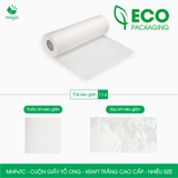  MHPxTC - Cuộn giấy tổ ong - Kraft trắng Cao Cấp - Nhiều size 