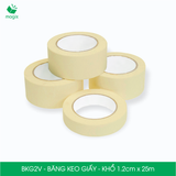  BKG2V - Băng keo giấy khổ 1.2cm x 25m 