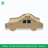  MFK06B - Xe cảnh sát lắp ráp bằng carton - 18x7x8 cm 