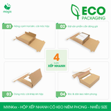  MXNK - Hộp xếp nhanh có keo niêm phong - Nhiều size 