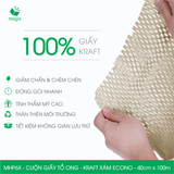  MHP6X - 40cm x 100m - Cuộn giấy tổ ong - Kraft xám Siêu Tiết Kiệm ECONO 