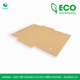  MXNK6 - Hộp xếp nhanh có keo niêm phong - 25x20x5 cm 