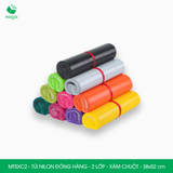  MT5XC2 - 38x52 cm - Túi nilon đóng hàng - 2 lớp - Xám chuột 