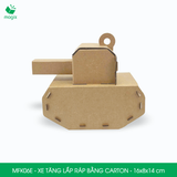  MFK06E - Xe tăng lắp ráp bằng carton - 16x8x14 cm 