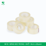  BK1B - Băng keo trong - Khổ 1.8cm x 20yard 
