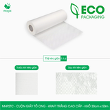  MHP2TC - 30cm x 50m - Cuộn giấy tổ ong - Kraft trắng Cao Cấp 