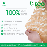 MHPB2N - 30cm x 50m - Hộp giấy kraft tổ ong - Kraft nâu 