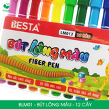  BLM01 - Bút lông màu - 12 cây 