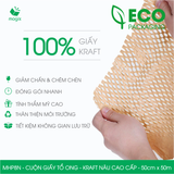  MHP8N - 50cm x 50m - Cuộn giấy tổ ong - Kraft nâu Cao Cấp 