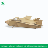  MFK06H - Máy bay phản lực lắp ráp bằng carton - 24x23x6 cm 