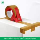  BK1D - 4.8cmx100yard - Băng keo Đục - Băng dính niêm phong đóng hàng 